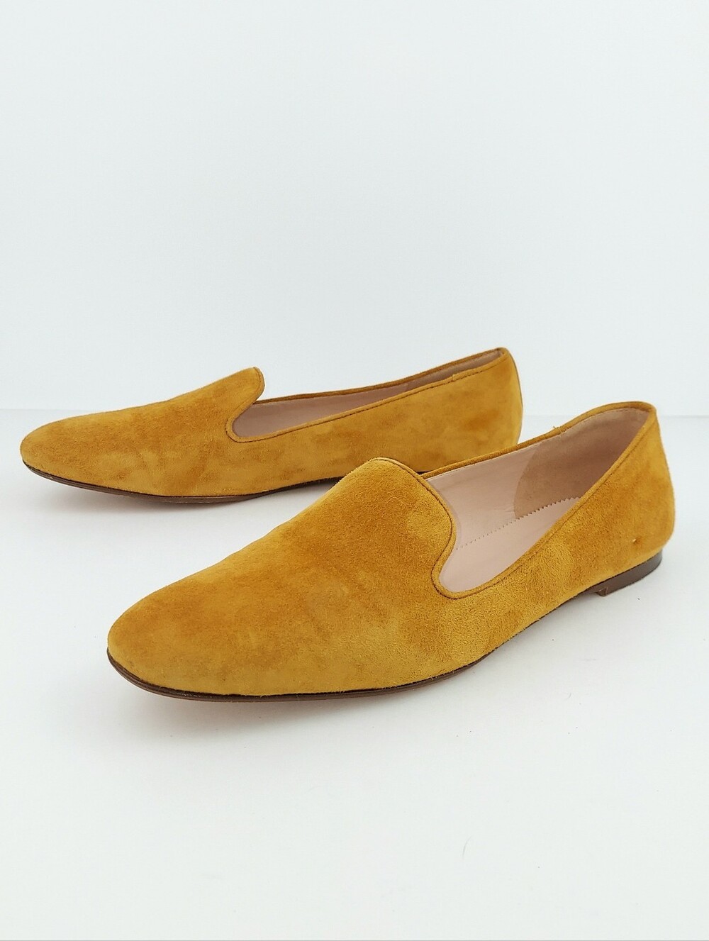 J. Crew Suede Smoking Loafers Cider Tan 8.5
